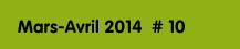 Mars-avril 2014 #10